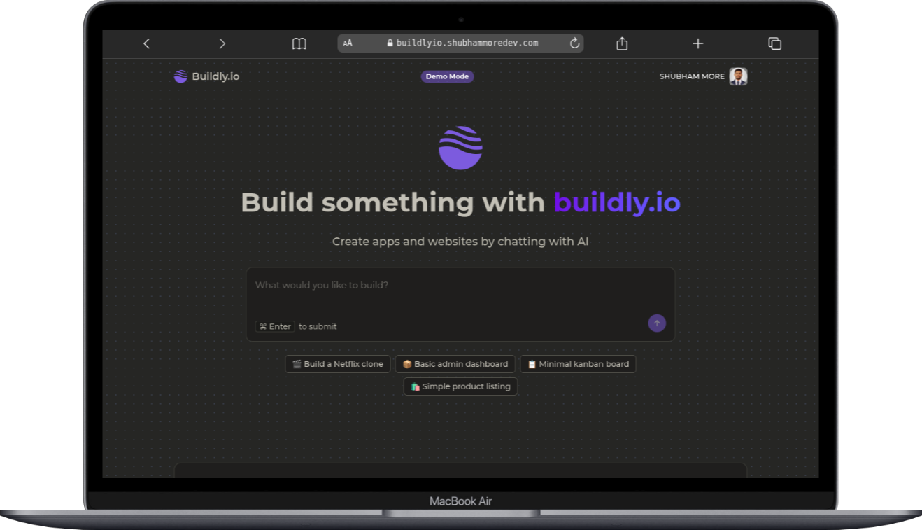 Buildly.io - AI Powered Website Builder